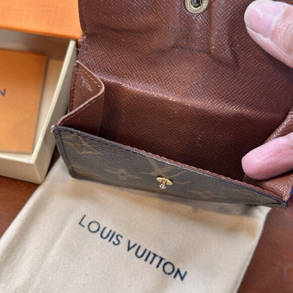 Authentic Louis Vuitton Monogram Mini Wallet Card Holder - Picture 6 of 7